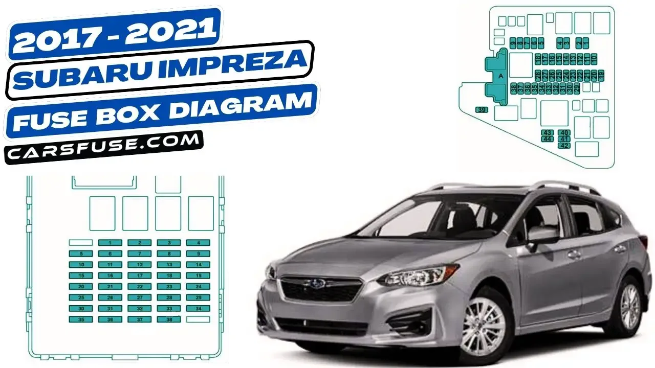 2017 2021 Subaru Impreza Fuse Box Diagram