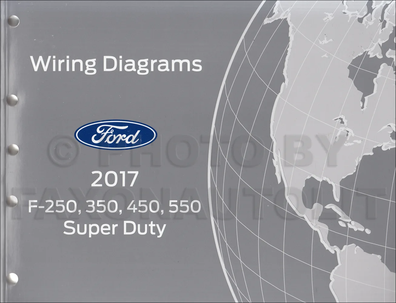 2017 Ford F250 F550 Super Duty Truck Wiring Diagram Manual Original