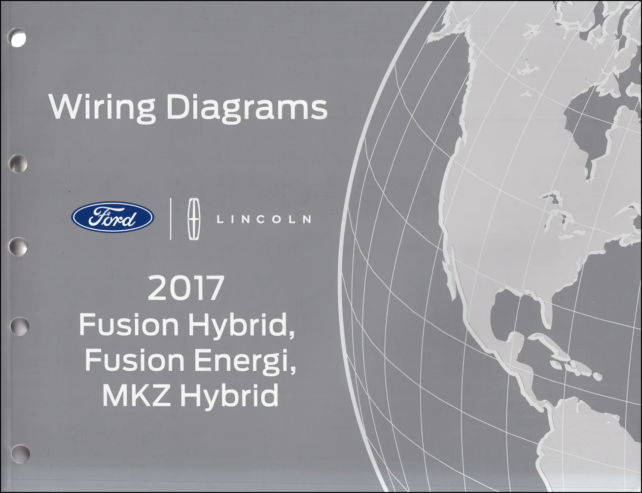 2017 Ford Fusion Energi Hybrid Lincoln Mkz Hybrid Wiring Diagram Manual Original