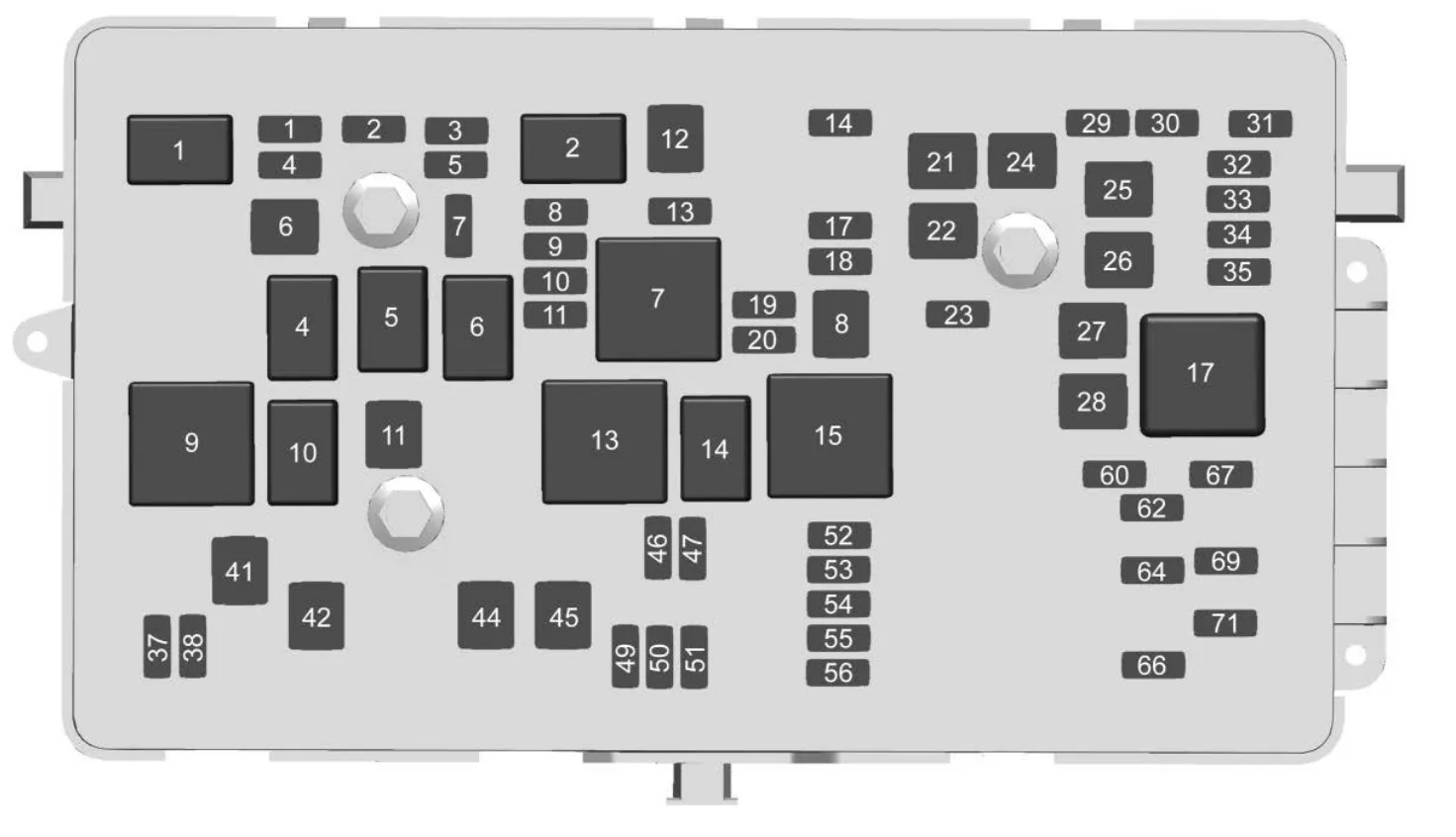 2019 Chevrolet Impala Fuse Box Diagram Startmycar