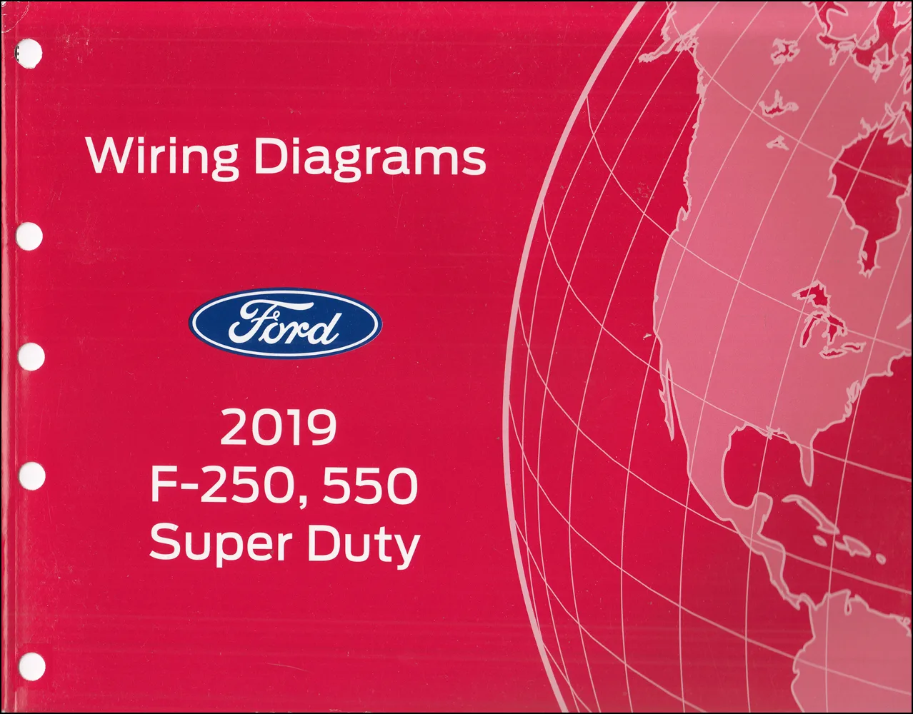2019 Ford F250 F550 Super Duty Pickup Truck Wiring Diagram Manual Original