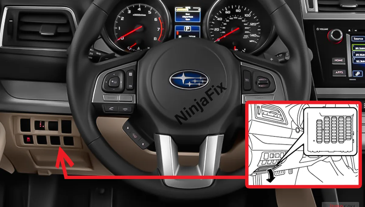 2019 Subaru Outback Fuse Box Diagram And Location Ninja Fix