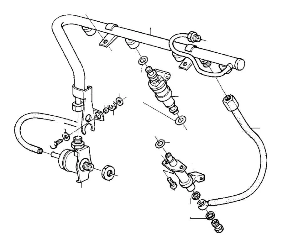 2020 Volvo Pressure Regulator Fuel Pressure Pipes With Fittings Fuel System With 3517102