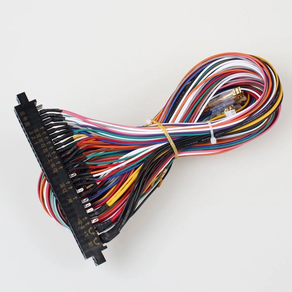 2021 Arcade Jamma 56 Pin Interface Cabinet Wire Wiring Harness Loom Multicade Pcb Cable With 5 6