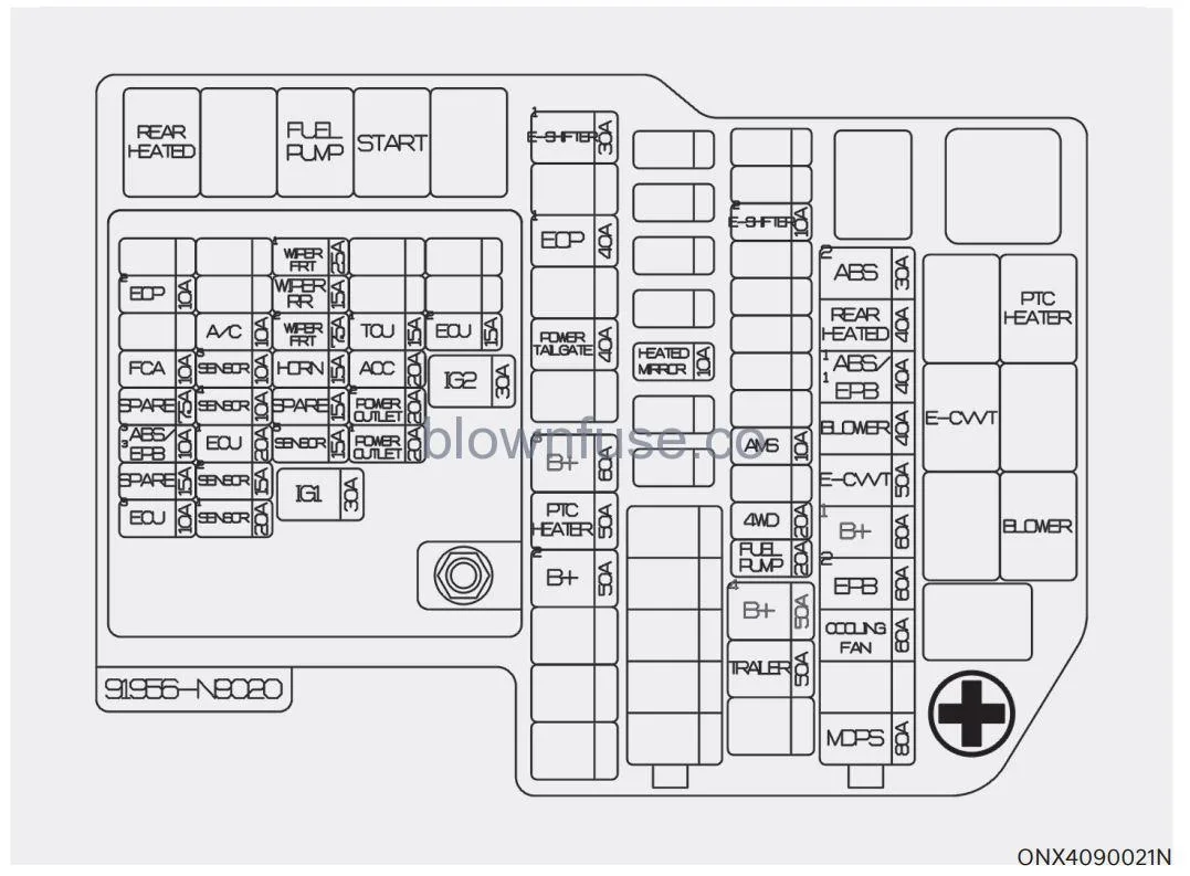 2022 Hyundai Tucson Fuses Fig 9 Blown Fuse