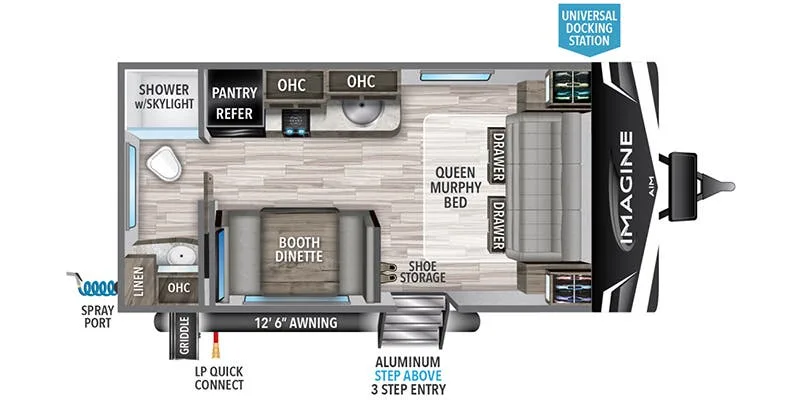 2023 Grand Design Imagine Aim Specs Floorplans