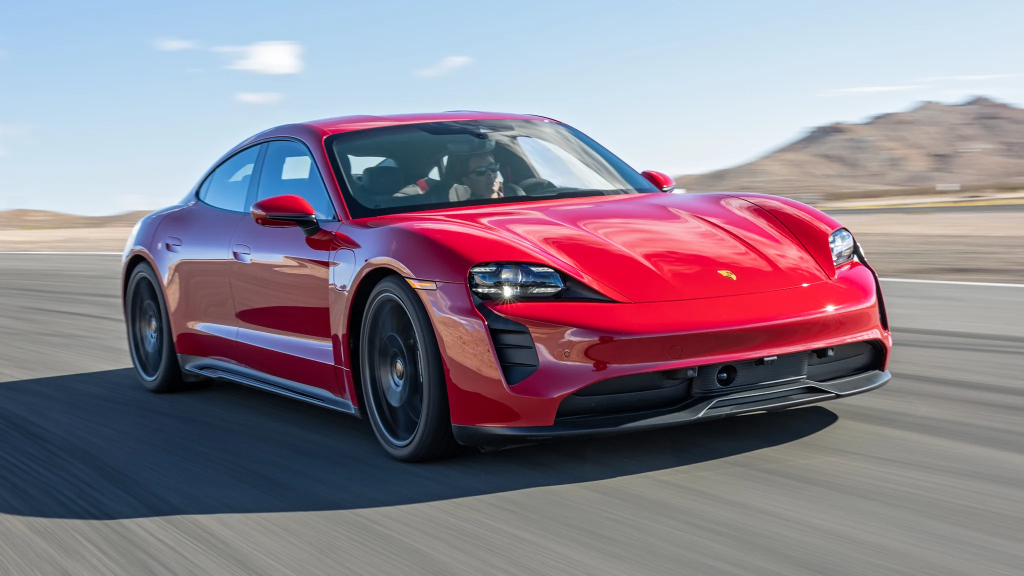 2023 Porsche Taycan Gts First Test Meeting In The Middle