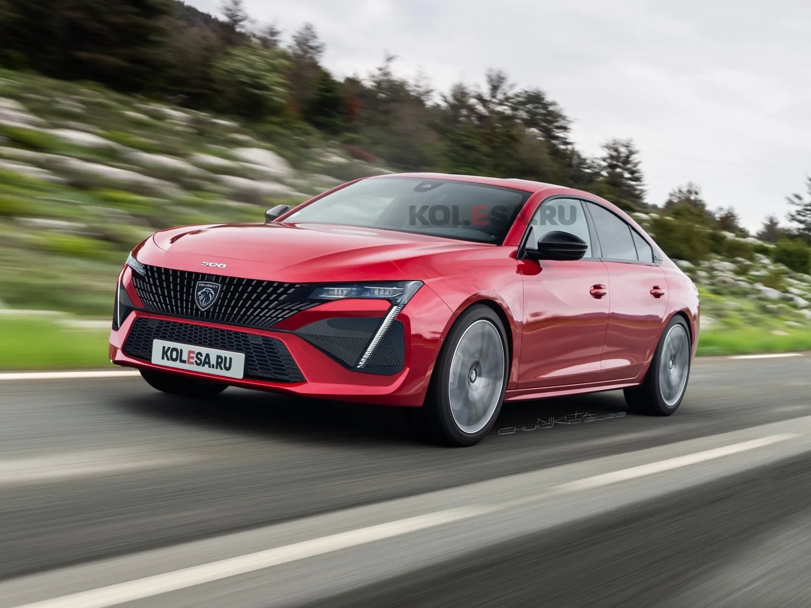 2024 Peugeot 508 Digitally Drops Camouflage Gunning For Prettiest Mid Size Sedan Crown