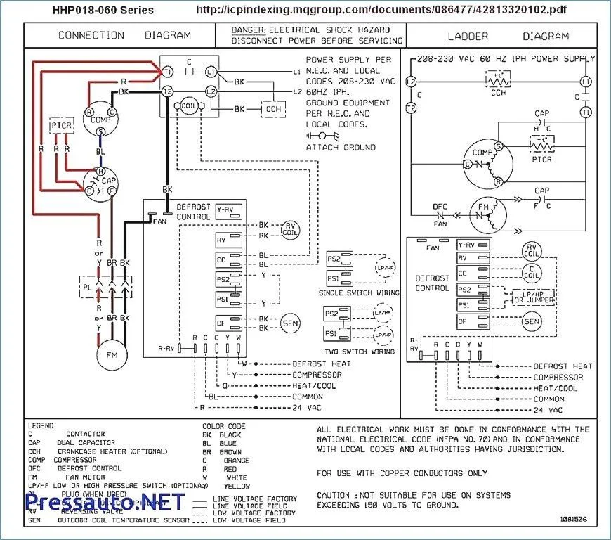 208 230 Volt Wiring Diagram