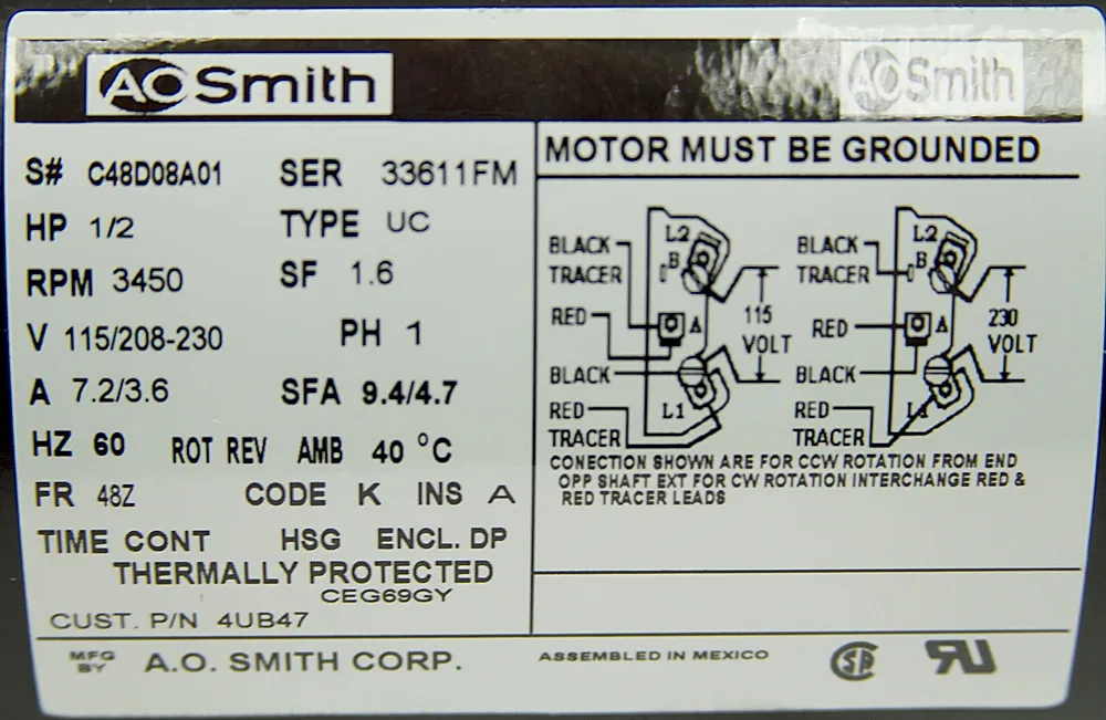 208 230 Volt Wiring Diagram