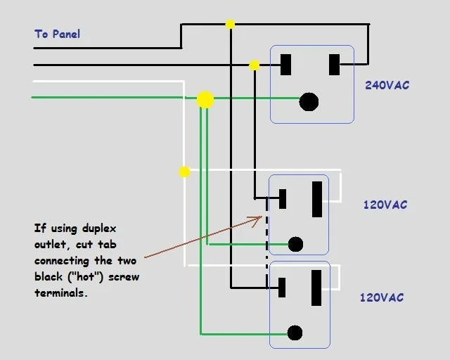 220V To 110V Wiring Diagram Wiring Diagram 110 Volts Diy Electronics Projects
