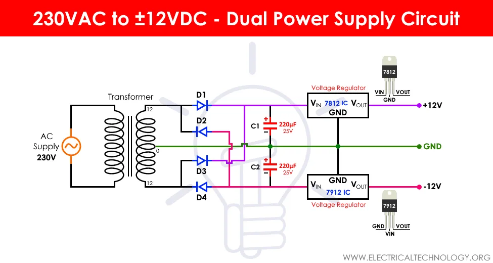 230Vac To 5Vdc Converter Circuit Diagram