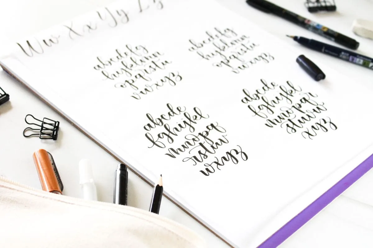 25 Lettering Alphabets By Heidi Grace
