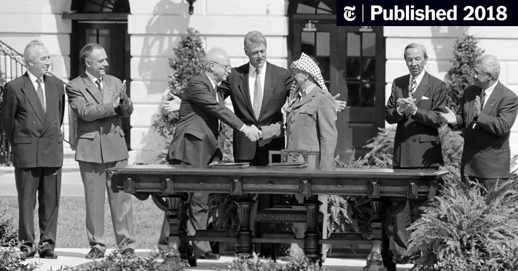 25 Years After Oslo Accords Mideast Peace Seems Remote As Ever The New York Times