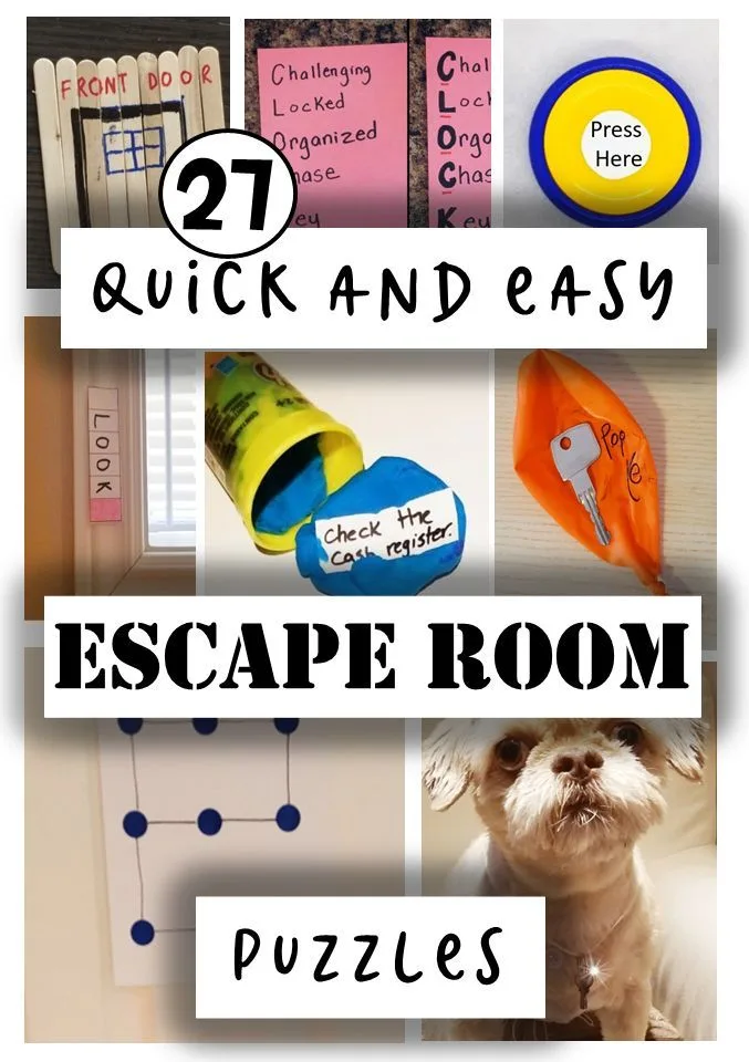 27 Quick And Easy Escape Room Puzzles For Kids