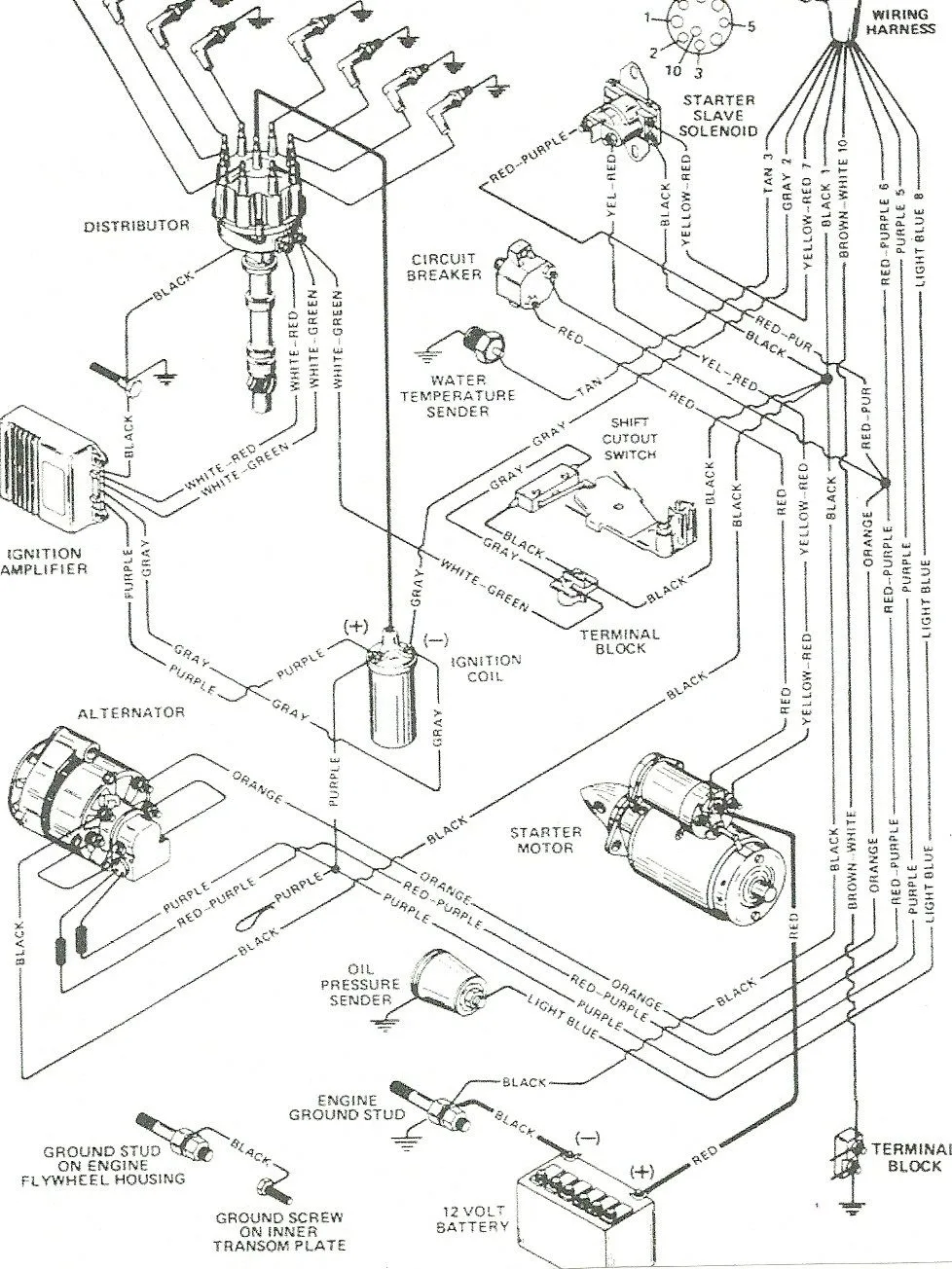 3 0 Mercruiser Starter Wiring Diagram