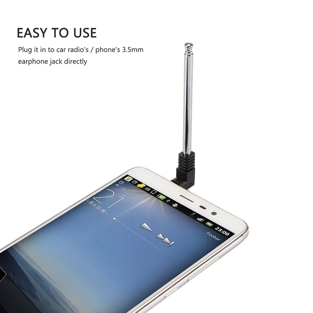 3 5Mm Mobile Phone External Fm Antenna Car Car Fm Radio Retractable Antenna Antenna Products