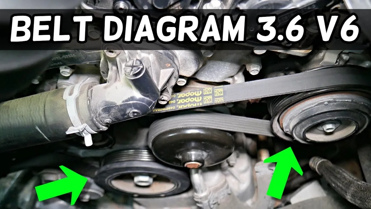 3 6 Belt Diagram Dodge Grand Caravan Belt Accessory Drive