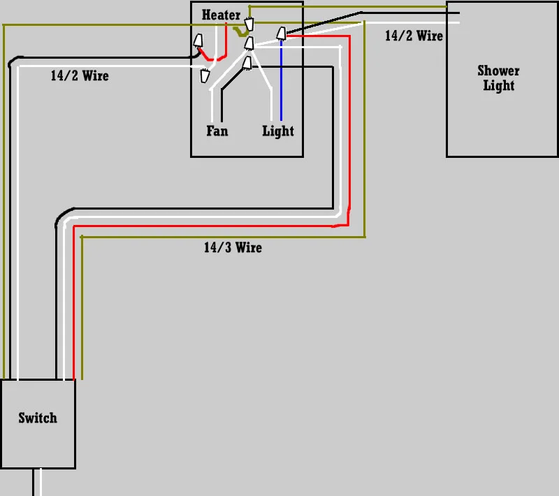 3 In 1 Bathroom Light Wiring Diagram Semis Online