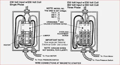 3 Phase Air Compressor Wiring Diagram