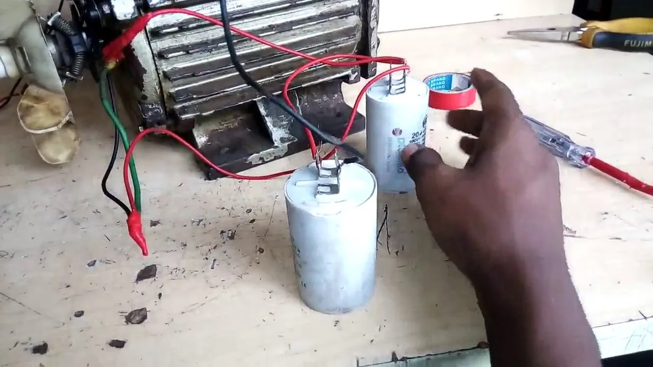 3 Phase Motor Capacitor Wiring Diagram F93