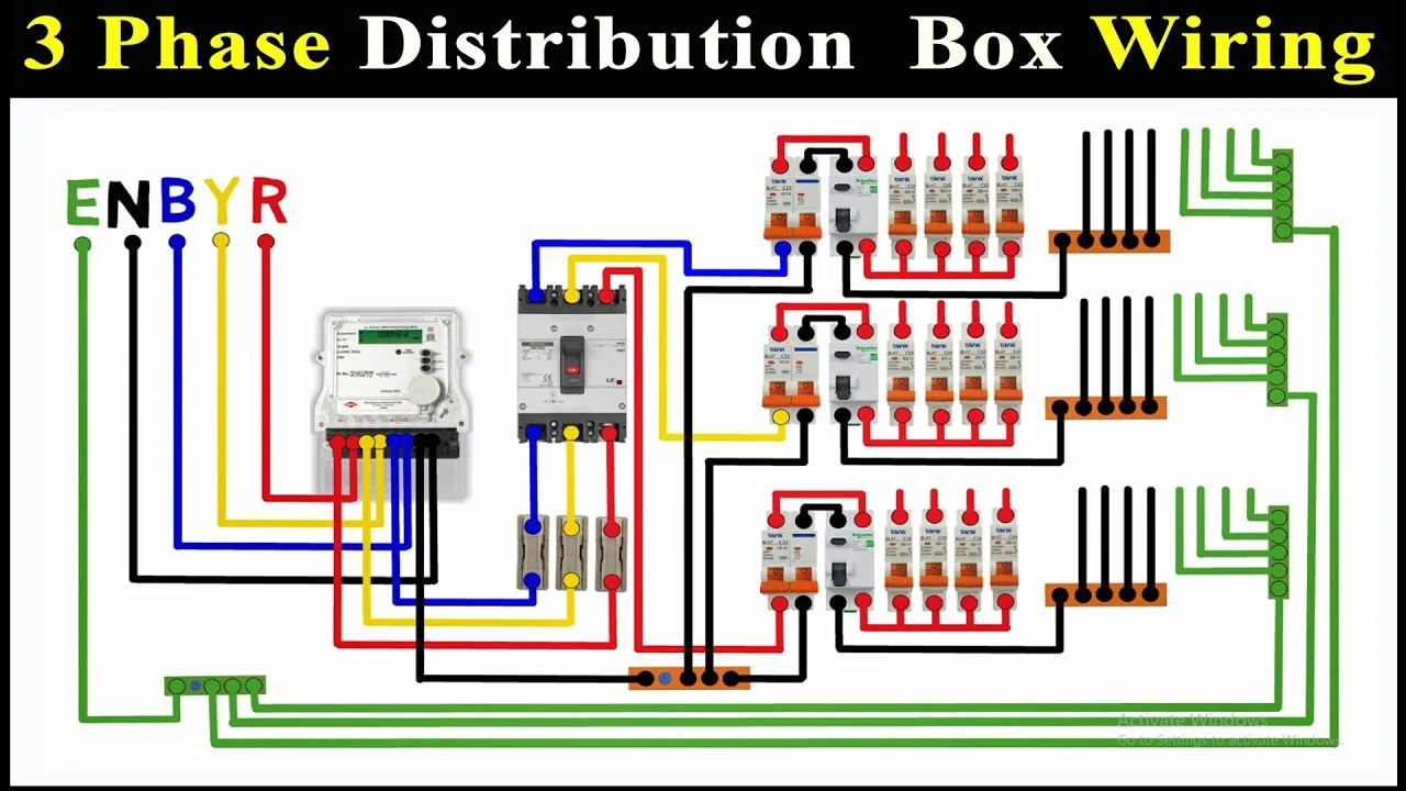 3 Phase Wiring Diagram Homes Divaly