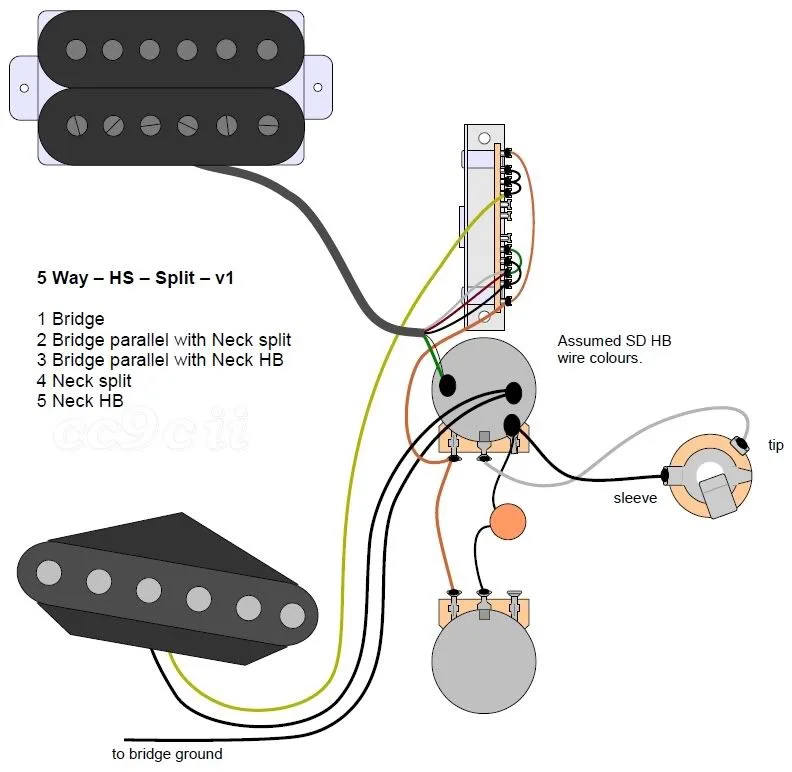 3 Way Telecaster Switch Wiring Diagram