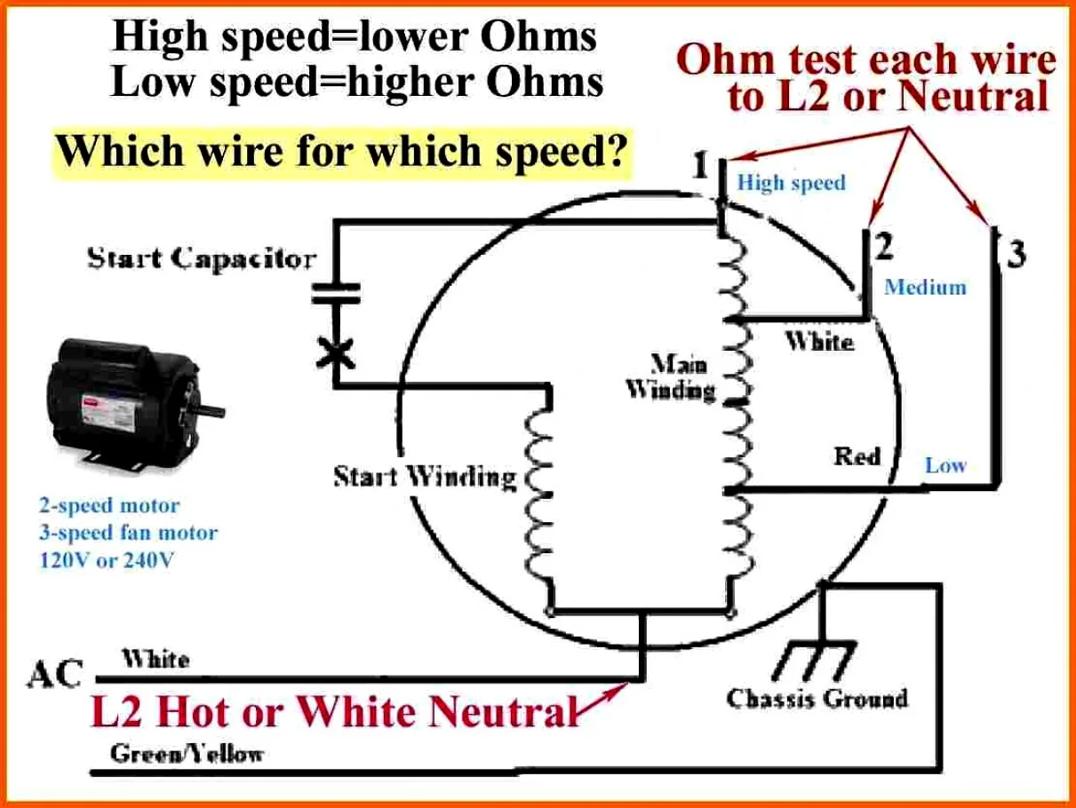 3 Wire Condenser Fan Motor Wiring Diagram