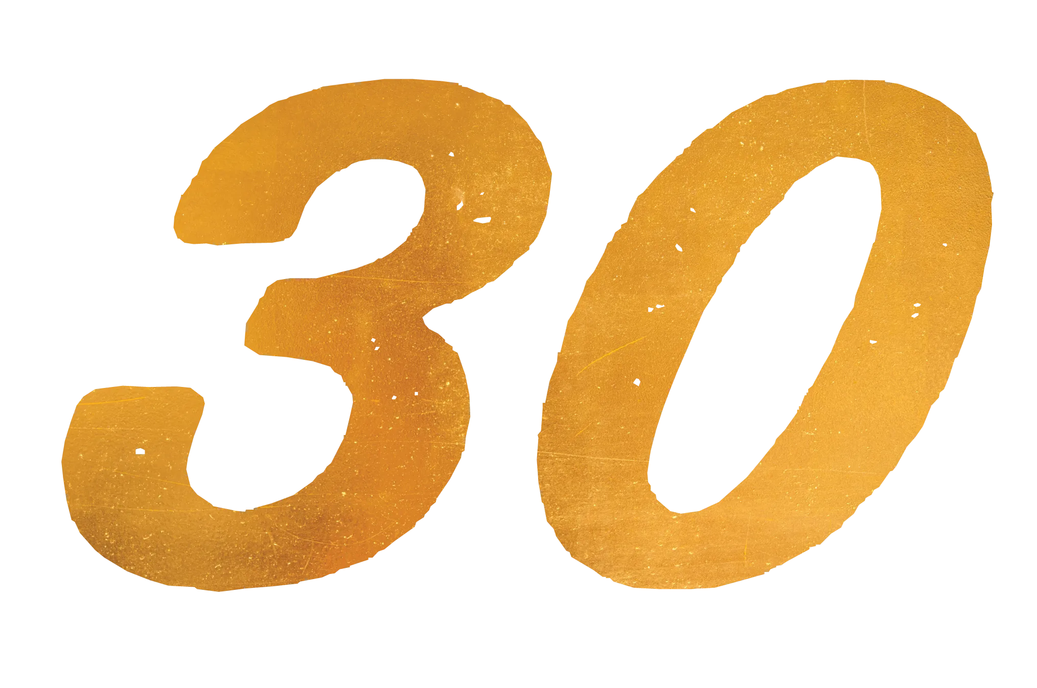 30 Number Png Transparent Images
