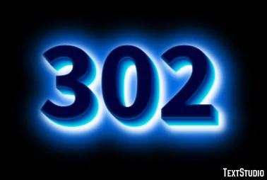 302 Text Effect And Logo Design Number