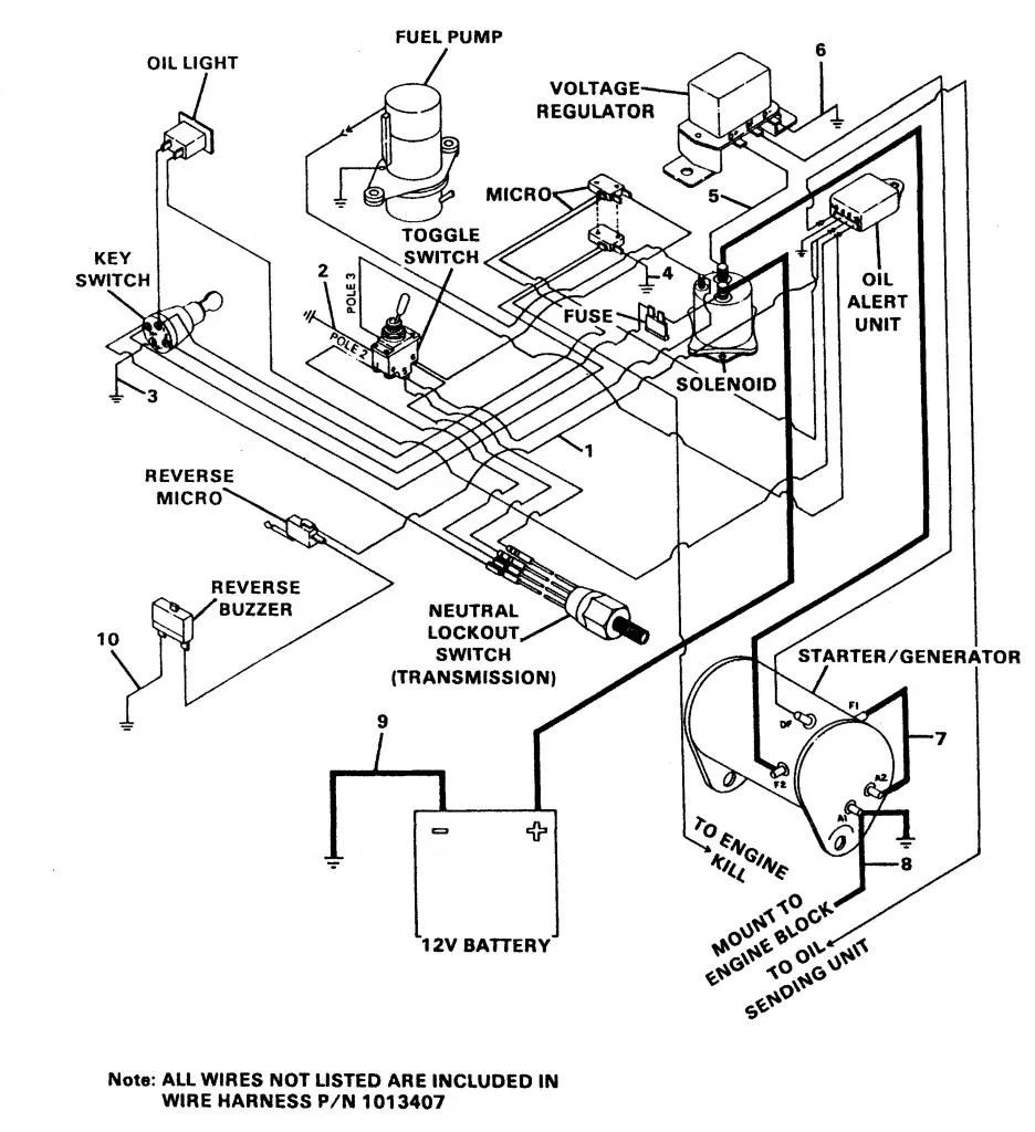 36 Volt Club Car Golf Cart Wiring Diagrams
