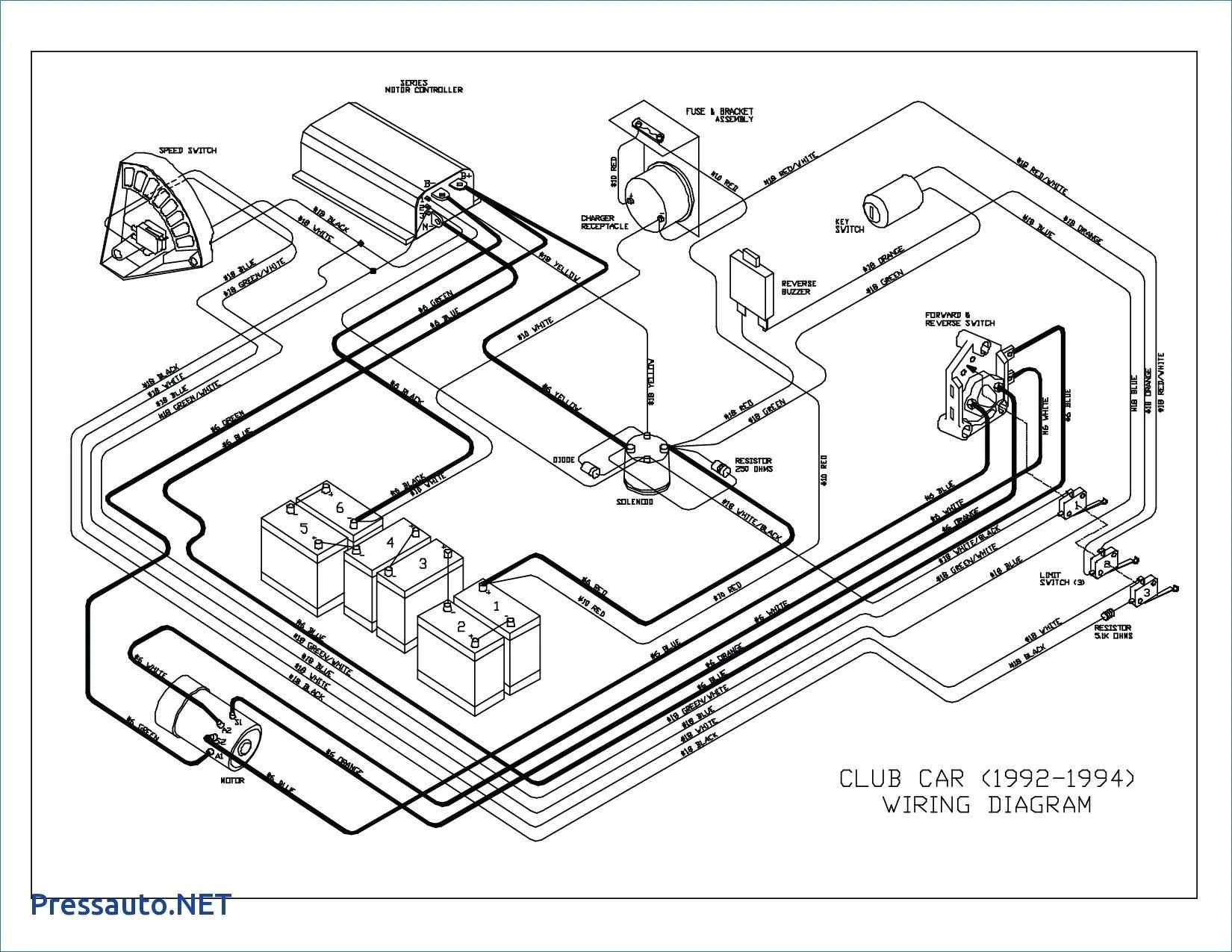 36 Volt Ezgo Wiring Diagram 1996