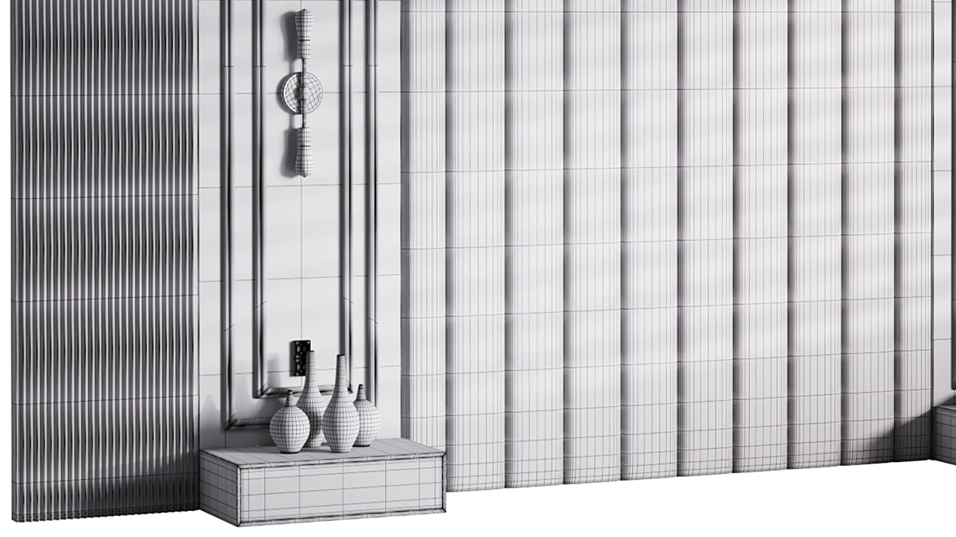 3D Decorative Wall Panel 33 Turbosquid 2221025