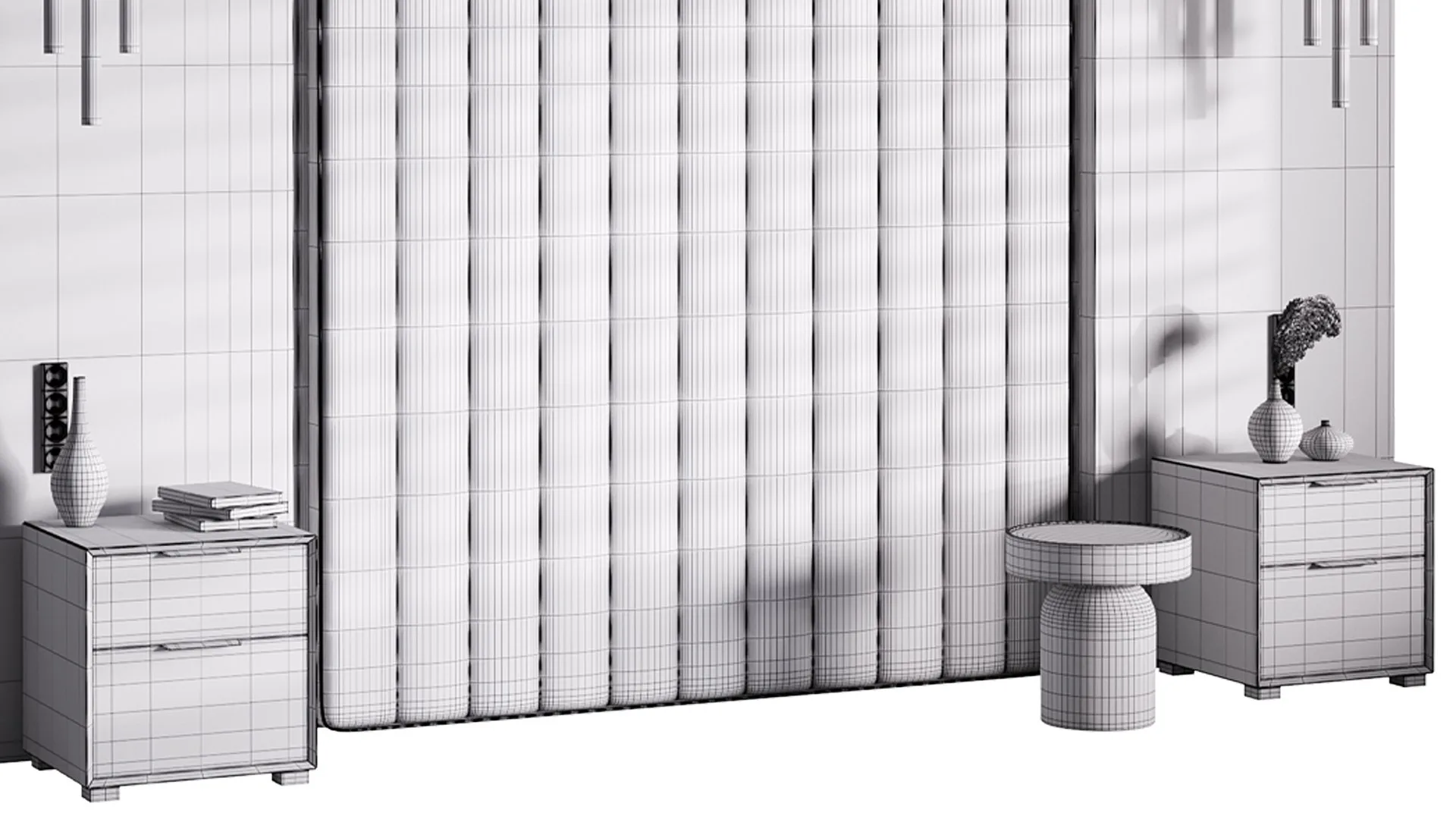 3D Decorative Wall Panel 44 Turbosquid 2221351