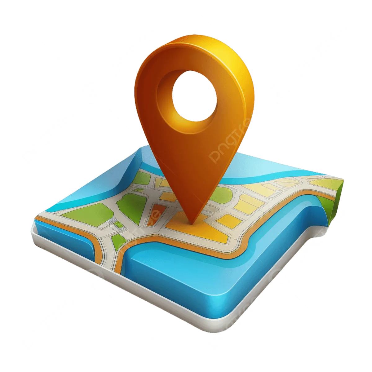 3D Pin Map Location Icon Transparent Psd Location Pin 53 Off