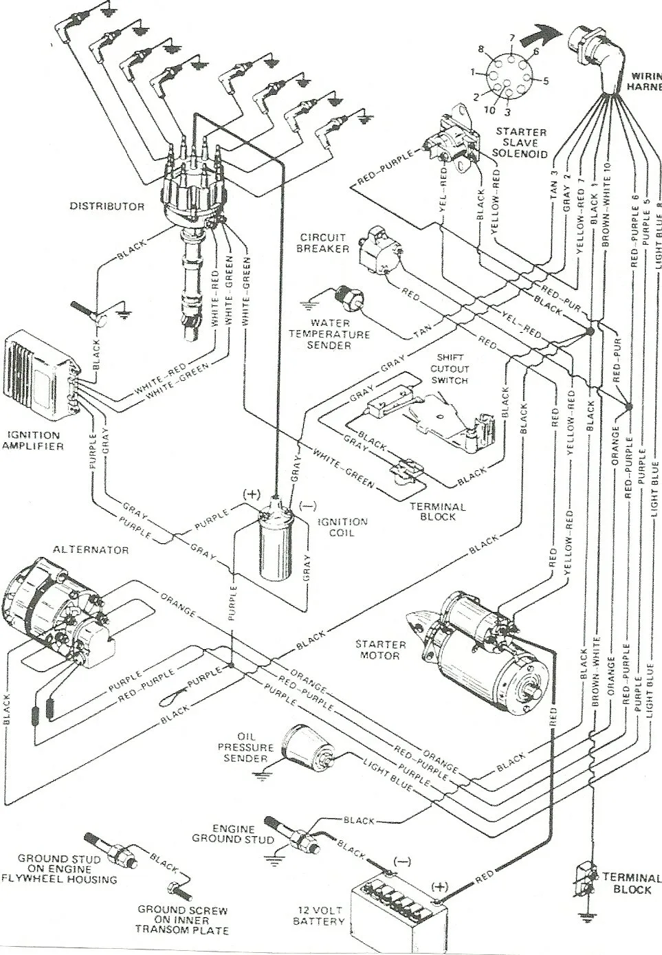 4 3 Mercruiser Engine Wiring Diagram Coirahailo