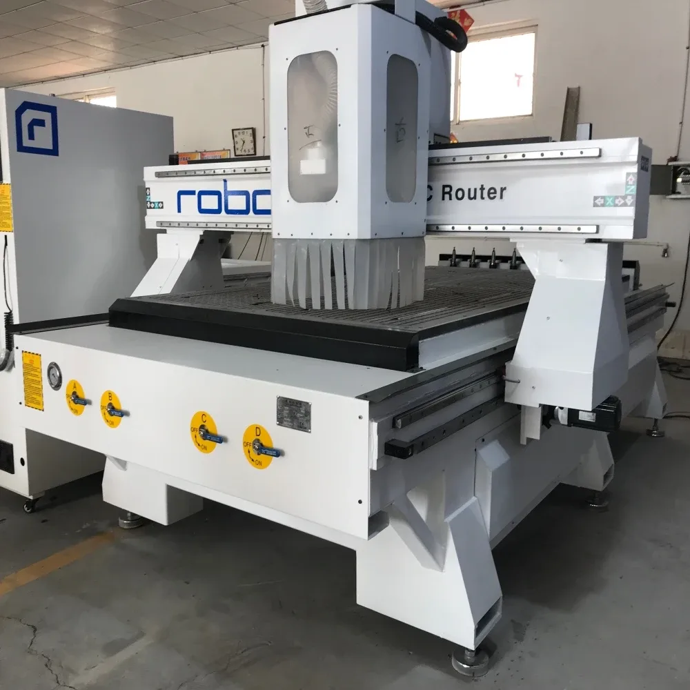 4 8 Cheap Atc Wood Cnc Machine 3D 3 Axis Cnc Router 9 0Kw Air Spindle Cnc Wood Engraving Machine