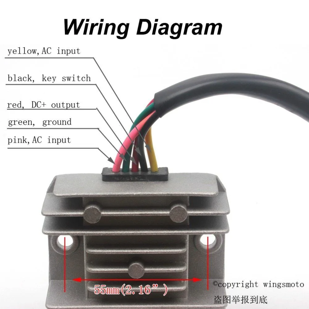 4 Pin Regulator Rectifier Wiring Diagram