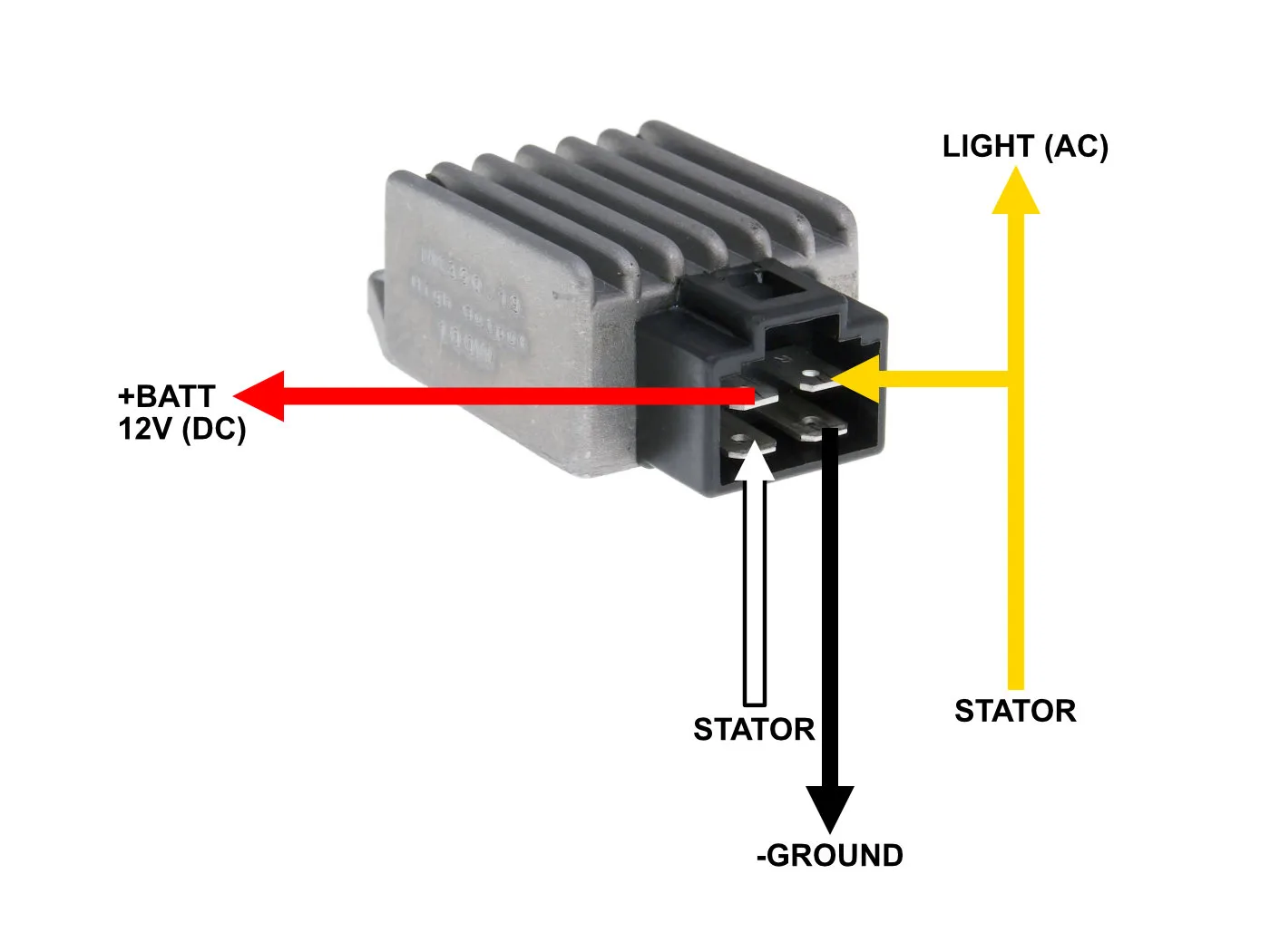 4 Pin Regulator Rectifier Wiring Diagram Olive Wiring