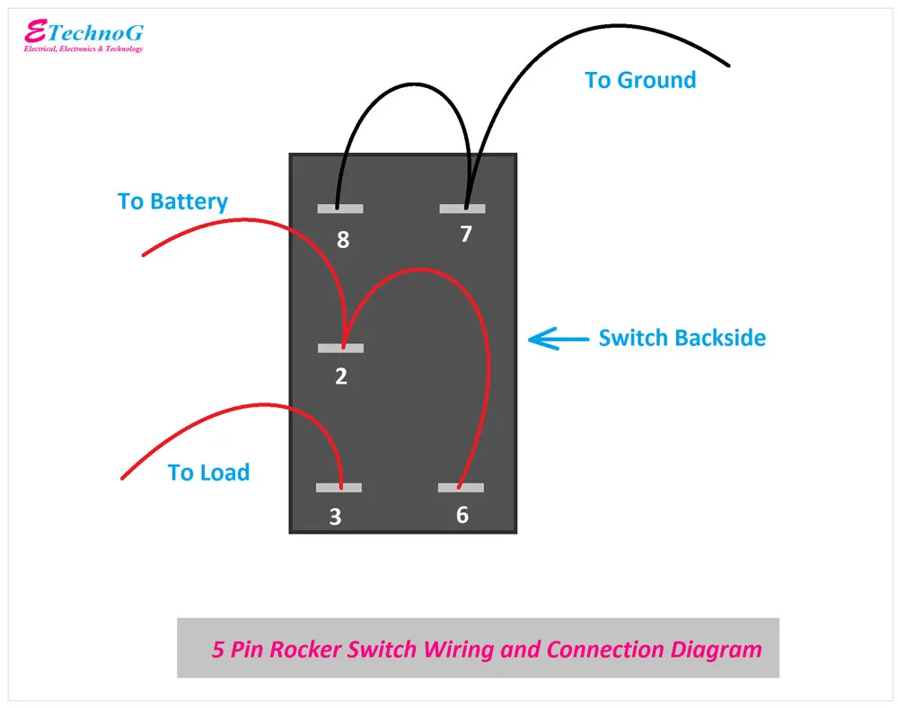 4 Pin Rocker Switch Wiring Diagram To Solenoid Rocker Switch