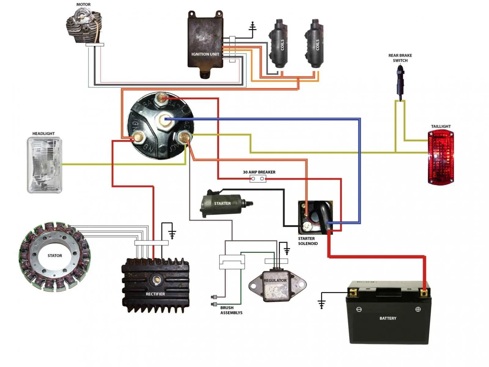 4 Position Ignition Switch Wiring Diagram Motorcycle Ignitio