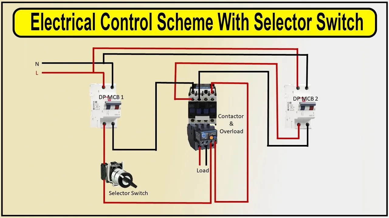 4 Position Selector Switch Wiring Diagram Selector Switch Di