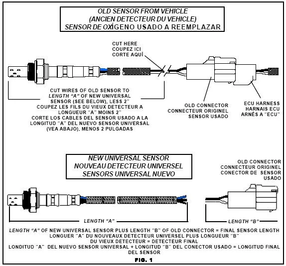 4 Wire Bosch Universal O2 Sensor Wiring Diagram Bosch 4 Wire