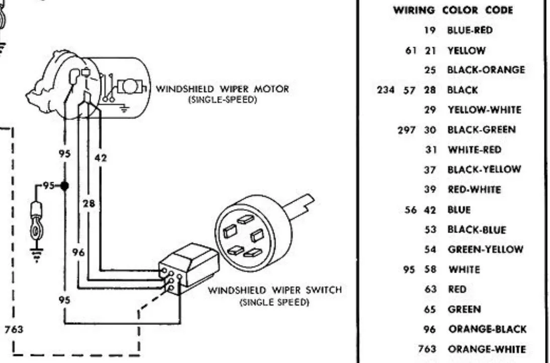 4 Wire Wiper Motor Wiring Diagram Database