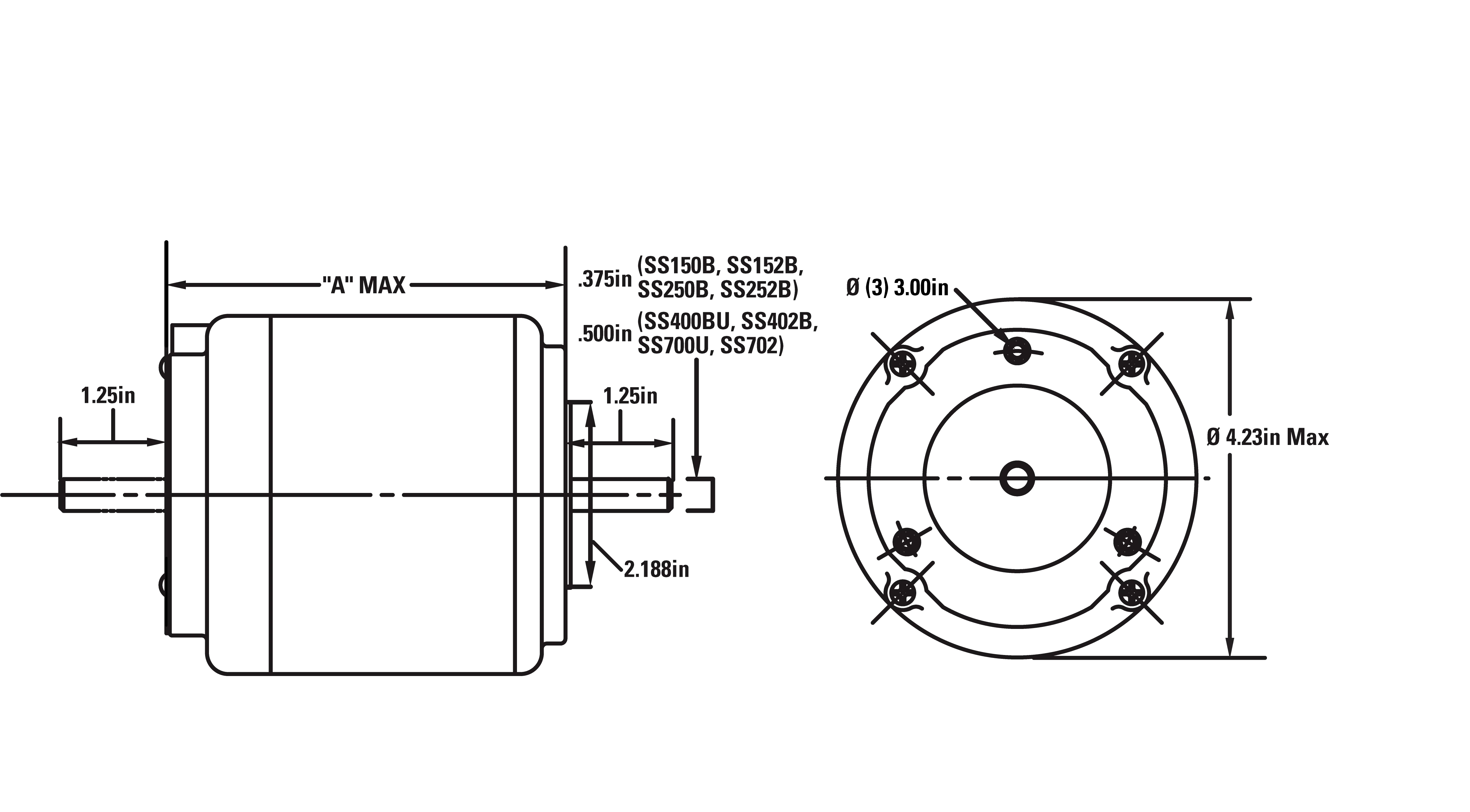 42 Frame Motors Slo Syn Ac Synchronous Motors And Gearmotors Superior Electric Thal Mor
