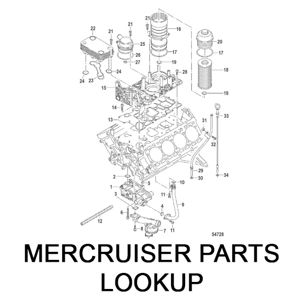 43 Mercruiser Engine Parts Diagram