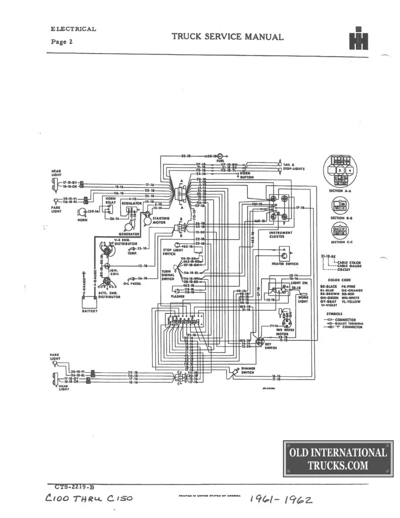 4700 International Truck Wiring Diagrams