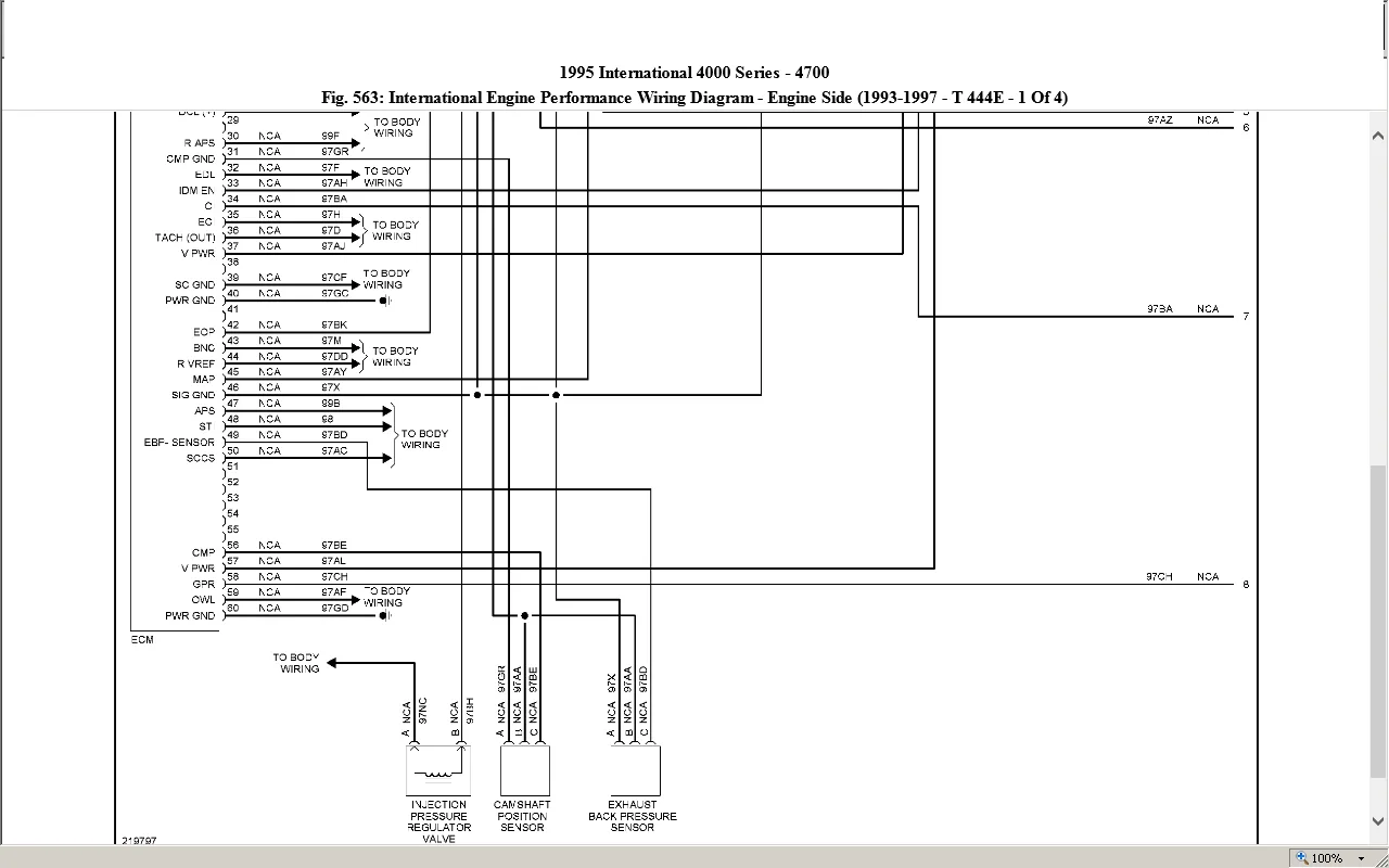 4700 International Truck Wiring Diagrams