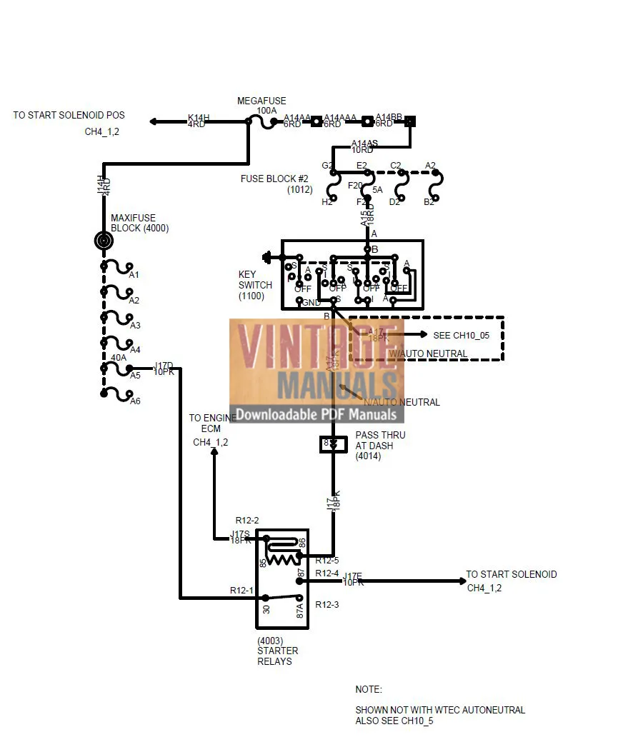 4700 International Truck Wiring Diagrams