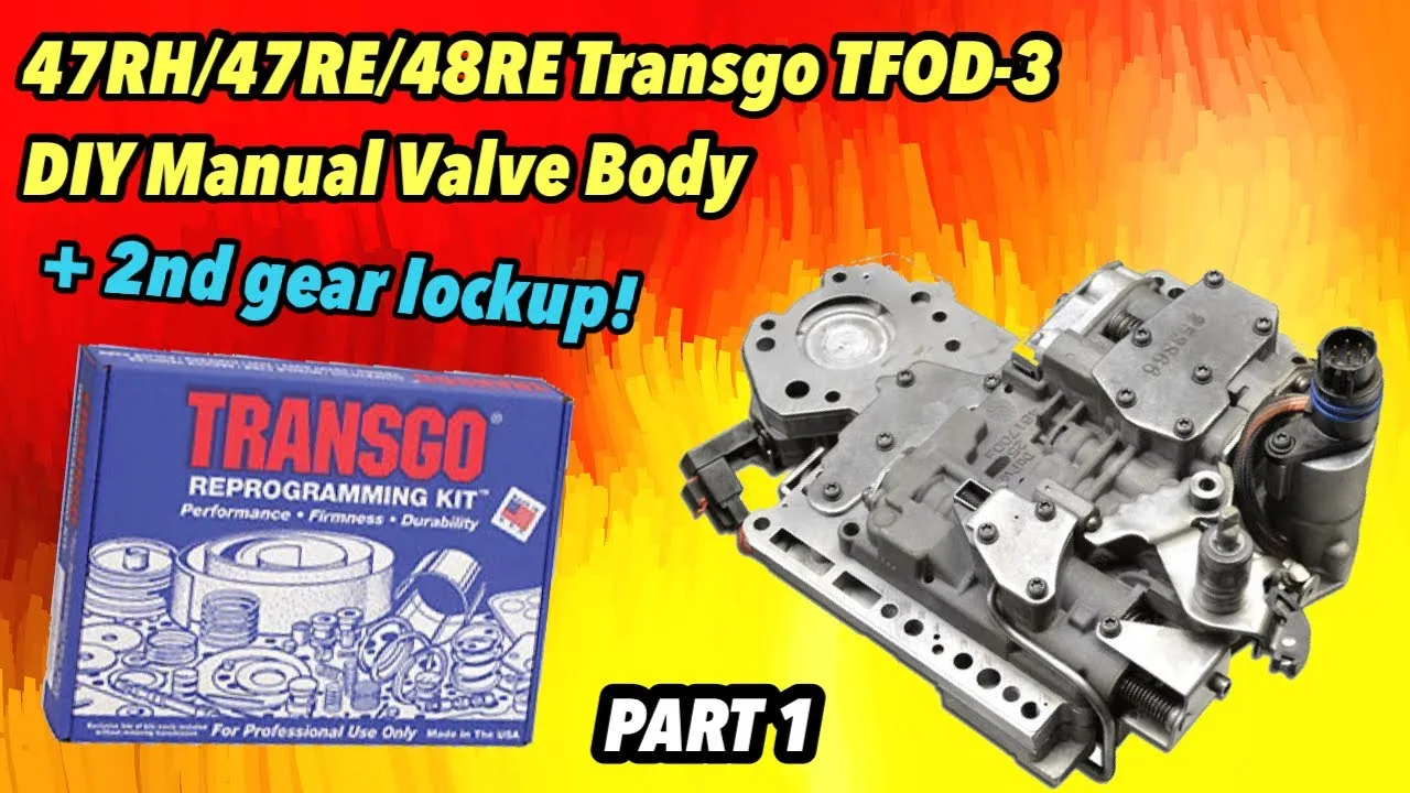 48Re Manual Valve Body